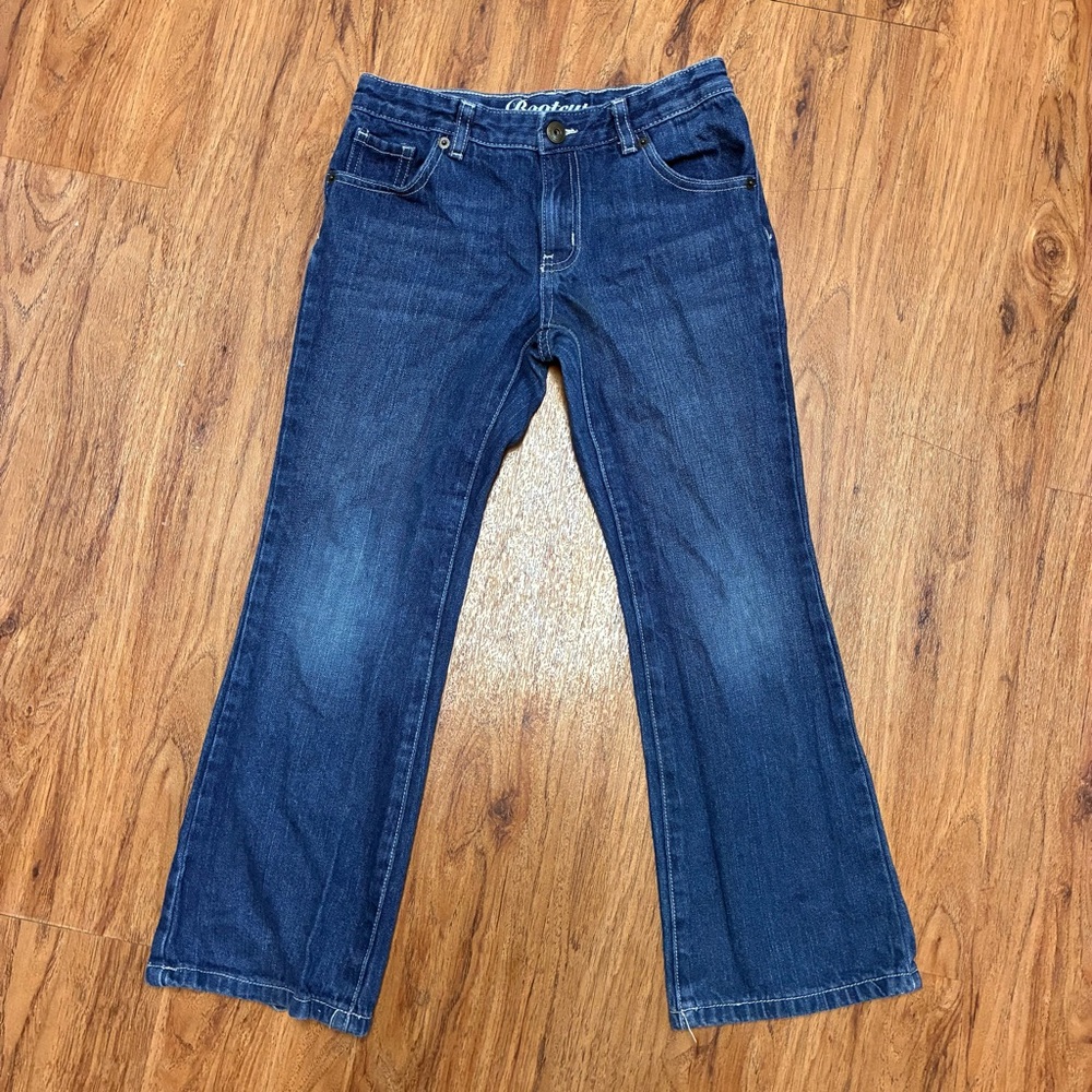 Crazy 8 Dark Blue Bootcut Kids Jeans